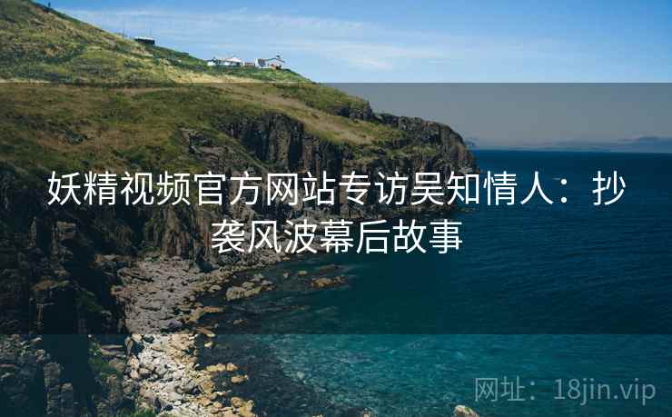 妖精视频官方网站专访吴知情人：抄袭风波幕后故事